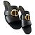 Dior CD Mule in pelle nera