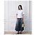 Dior Falda Maxi de Denim con dijes CD - vista 13