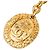 Chanel Vintage Coco Mark Gold Plated Chain Belt - view 2