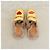 Mules Gucci Princetown pelle oro Heart & Lips - vista 5
