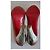 Christian Louboutin CL Peep-toe Pumps camel Leder gravierter silberner Absatz - Ansicht 3