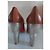 Christian Louboutin CL Peep-toe Pumps camel Leder gravierter silberner Absatz - Ansicht 5
