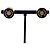 Chanel B24C Coco Mark Circle Logo Motif Ohrringe - Ansicht 2