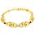 Autre Marque Pulseira do início do século XX em ouro amarelo, rubis e diamantes.