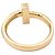 Anello Tiffany & Co, « Tiffany T », oro rosa e diamanti. - vista 3