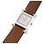 Relógio Feminino Hermès, "Heure H", aço, petit modèle. - vista 3