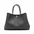 Hermès mala Tote Garden Party 30 em couro Preta