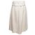 Weißer Chanel Woll-Tweed Peplum Midi-Rock Größe FR 38 - Ansicht 3