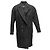 Abrigo cruzado de tweed de algodón negro Chanel Talla FR 34