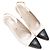 Décolleté slingback a punta Chanel Vintage Bianco & Nero Taglia 37 - vista 2