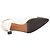 Décolleté slingback a punta Chanel Vintage Bianco & Nero Taglia 37 - vista 5