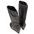 Black Chanel CC Covered Wedge Boots Size 38.5 - view 3