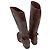 Vintage Brown Prada Knee-High Buckle Boots Size 38.5 - view 3