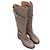 Botas altas con hebilla Fendi Taupe Talla 39 - vista 4