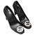 Gucci GG Leder-Pumps in Schwarz Größe 7B - Ansicht 2