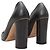 Gucci GG Leder-Pumps in Schwarz Größe 7B - Ansicht 4