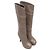 Taupe Marni Knee-High Heeled Platform Boots Size 36 - view 2