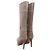Taupe Marni Knee-High Heeled Platform Boots Size 36 - view 4