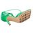 Décolleté con lacci alla caviglia in mesh e pelle Bottega Veneta Verde Taglia 38 - vista 5