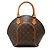 Bolsa Louis Vuitton Monogram Ellipse PM Castanha