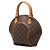 Bolsa Louis Vuitton Monogram Ellipse PM Castanha - vista 2