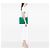 Borsa Lady Dior Satchel Large in pelle di agnello Cannage verde Dior - vista 6