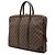 Borsa da Lavoro Louis Vuitton Damier Ebene Porte Documents Voyage PM Marrone - vista 2
