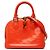 Borsa Satchel Alma BB Louis Vuitton Monogram Vernis Arancione