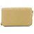 Gelbe Chanel CC gesteppte Lammleder-Clutch mit Kette und Crossbody-Gurt - Ansicht 2