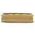 Gelbe Chanel CC gesteppte Lammleder-Clutch mit Kette und Crossbody-Gurt - Ansicht 3