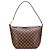 Bolso de hombro Louis Vuitton Damier Ebene Illovo MM marrón