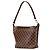 Bolso de hombro Louis Vuitton Damier Ebene Illovo MM marrón - vista 2