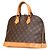 Sac à main Louis Vuitton Monogram Alma PM Marron - vue 2