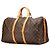 Sac de voyage Louis Vuitton Monogram Keepall Bandouliere 50 Marron - vue 2