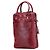 Bolso Satchel Vertical para Documentos Louis Vuitton Bequia en Cuero Rojo - vista 2
