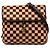 Borsa a tracolla Louis Vuitton Damier Sauvage Gazelle Marrone