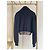 Dior Cardigan aus schwarzem Kaschmir mit Logo-Besatz - Ansicht 2