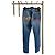 Calças Jeans Gucci em denim azul com bordado de morango