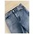 Calças Jeans Gucci em denim azul com bordado de morango - vista 4
