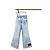 Jeans a zampa Gucci in denim blu