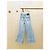 Jeans a zampa Gucci in denim blu - vista 2