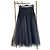 Dior Black Tulle Gauze Skirt Polyester Size 34