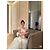 Dior One-Shoulder Top aus Seide Beige - Ansicht 7
