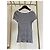 Top Miu Miu a righe a maniche corte in viscosa Multicolor XS - vista 2