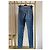 Chanel Jeans Blau Denim mit Schneeflocken Steppmuster - Ansicht 2