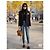 Chanel Jeans Blau Denim mit Schneeflocken Steppmuster - Ansicht 6