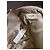 Gabardina de algodón beige Céline con botones dorados - vista 3