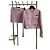 Giacca in tweed di lana rosa Miu Miu