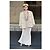 Chaqueta Chanel Egypt Collection de Tweed Blanca y Dorada - vista 6