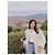 Chaqueta Chanel Egypt Collection de Tweed Blanca y Dorada - vista 9